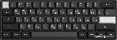 Клавиатура Akko 3061S Black & Sliver (Akko Cream Yellow V3 Pro) 