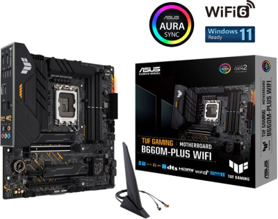Материнская плата ASUS TUF Gaming B660M-Plus WiFi  Материнская плата ASUS TUF Gaming B660M-Plus WiFi