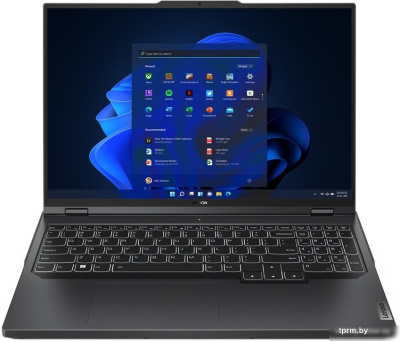 Ноутбук Lenovo Legion Pro 5 16ARX8 Ryzen 5 7645HX 16Gb SSD1Tb NVIDIA GeForce RTX4050 6Gb 16" IPS WQXGA (2560x1600) noOS dk.grey WiFi BT Cam (82WM00FWRK) 