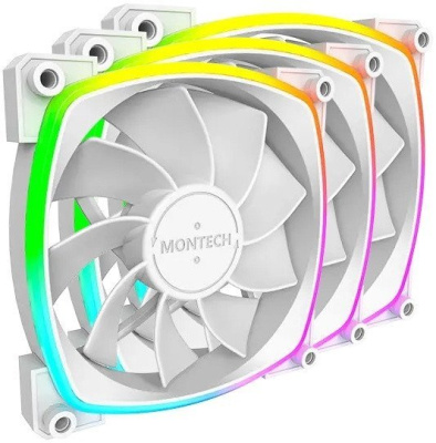 Комплект вентиляторов для корпуса Montech RX120 PWM 3 IN 1 (белый) 
