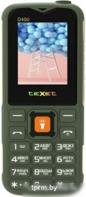 Кнопочный телефон TeXet TM-D400 (зеленый) 