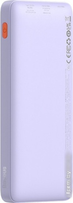 Внешний аккумулятор Baseus Airpow Fast Charge Power Bank 20W 10000mAh (сиреневый) 