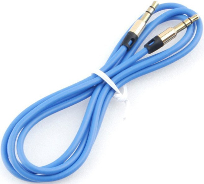 Кабель Cablexpert CCAB-01-35MM-1MU 3.5 Jack - 3.5 Jack (1 м, синий) 