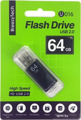 BreezyTech U016 64GB (черный) 