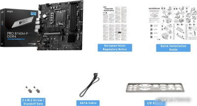 Материнская плата MSI Pro B760M-P DDR4 