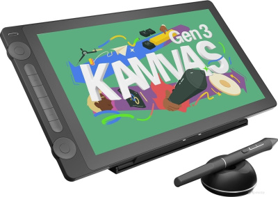 Huion Kamvas 16 Gen 3 GS1563 (черный) 