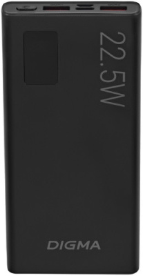 Внешний аккумулятор Digma DGPF10A 10000mAh (черный)