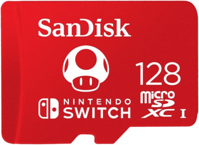 Карта памяти SanDisk For Nintendo Switch microSDXC SDSQXAO-128G-GN3ZN 128GB 