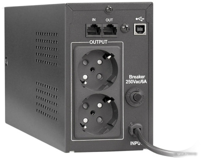 Источник бесперебойного питания ExeGate BNB-650.LED.AVR.EURO.RJ.USB EP285555RUS 