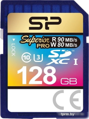 Silicon-Power Superior Pro SDXC SP128GBSDXCU3V10 128GB 