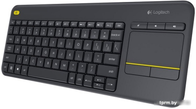 Клавиатура Logitech Wireless Touch Keyboard K400 Plus Black (920-007147) 