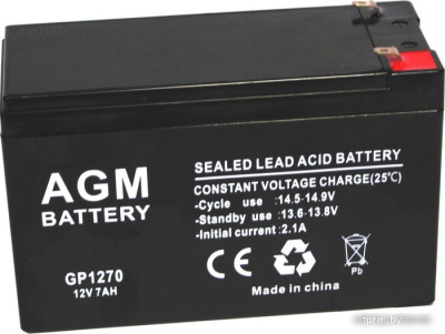 Аккумулятор для ИБП AGM Battery GP 1270 (12В/7 А·ч) 