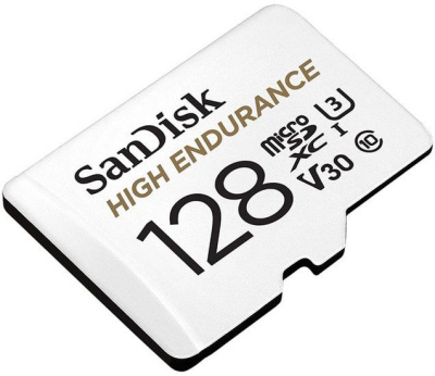Карта памяти SanDisk High Endurance microSDXC SDSQQNR-128G-GN6IA 128GB (с адаптером) 