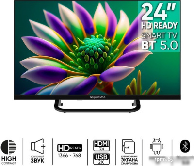 Телевизор Topdevice Frameless Neo TDTV24CS04H_BK 