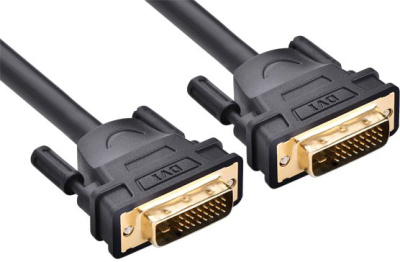 Кабель Ugreen DV101 11606 DVI - DVI (1.5 м, черный) 