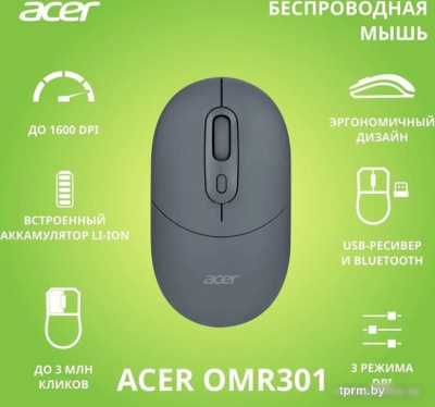 Мышь Acer OMR301 (черный) 