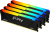 Оперативная память Kingston FURY Beast RGB 4x8ГБ DDR4 2666 МГц KF426C16BB2AK4/32 