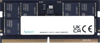 Apacer 16ГБ DDR5 SODIMM 5600 МГц AS16GHB56CVBBGH 