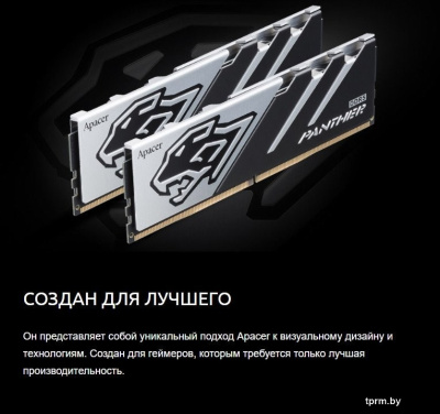 Оперативная память Apacer Panther 2x16ГБ DDR5 6200 МГц AH5U32G62C5327BAA-2 