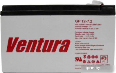 Аккумулятор для ИБП Ventura GP 12-7,2 (12 В/7.2 А·ч) 