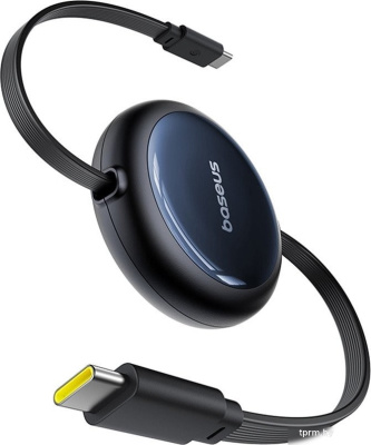 Кабель Baseus Nomos Retractable Retractable Cable USB Type-C - USB Type-C 100W (1.5 м, черный) 