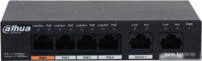 Неуправляемый коммутатор Dahua DH-PFS3006-4GT-60 