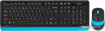 Клавиатура + мышь A4Tech Fstyler FG1010 (черный/синий) 