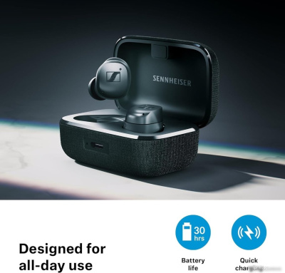 Наушники Sennheiser Momentum True Wireless 4 (черный) 
