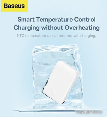 Baseus Magnetic Mini Wireless Fast Charge Power Bank 10000mAh 20W (белый) 