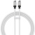 Кабель Baseus CoolPlay Series USB Type-C - USB Type-C (1 м, белый) 