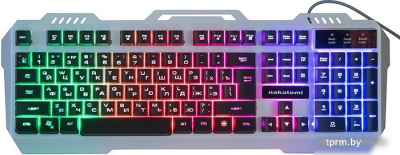 Клавиатура Nakatomi KG-35U (серебристый) 