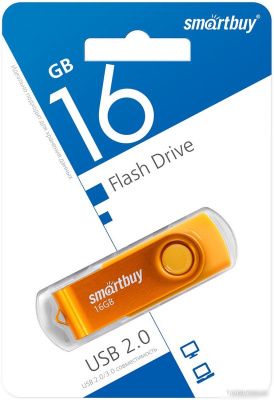 USB Flash SmartBuy Twist 16GB (желтый) 