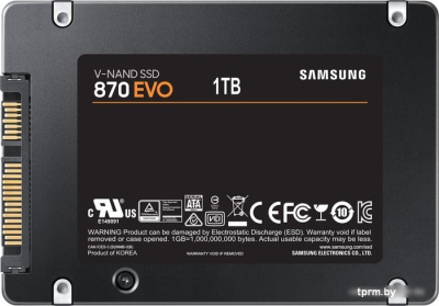 SSD Samsung 870 Evo 1TB MZ-77E1T0BW 