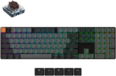 Клавиатура Keychron K5 Version 2 K5X-H3 (Gateron Low Profile Brown 2.0) 