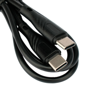 Кабель Cablexpert CCB-USB2-CMCMO1-1MB USB Type-C - USB Type-C (1 м, черный) 