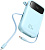 Внешний аккумулятор Baseus Qpow2 Dual-Cable Digital Display Fast Charge Power Bank 22.5W 10000mAh (голубой) 