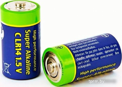 Батарейки EnerGenie Super Alkaline C 2 шт. EG-BA-LR14-01 