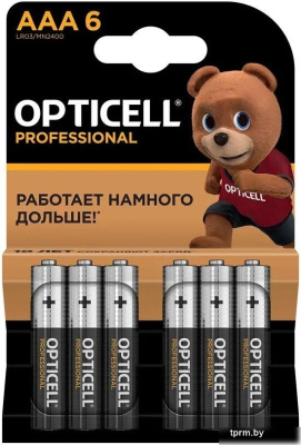 Батарейка Opticell Professional AAA (6 шт) 