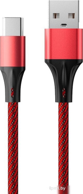 Кабель AccesStyle AC30-F100M USB Type-A - USB Type-C (1 м, красный) 