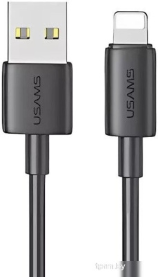 Кабель Usams US-SJ709 USB Type-A - Lightning (1 м, черный) 