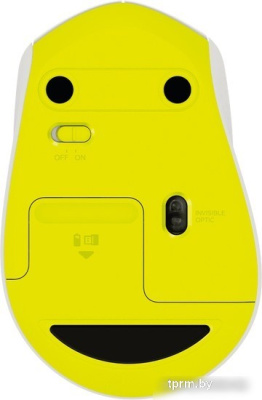 Мышь Logitech M330 Silent Plus (белый/желтый) 