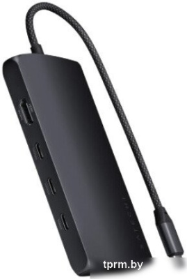 Док-станция Satechi USB-C Multiport Adapter 8K With Ethernet V3 ST-P8KED (черный) 