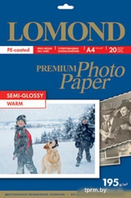 Фотобумага Lomond Premium Photo Paper A4 192 г/кв.м. 20 листов (1101307) 
