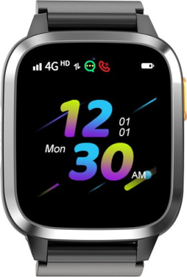 Детские умные часы LeeFine Q23 4G (черный)