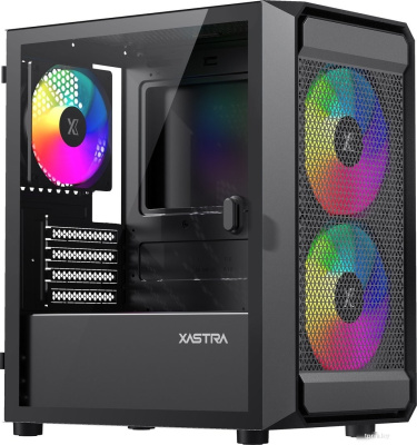 Корпус XASTRA A303M 3ARGB (черный) 