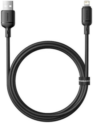 Кабель Baseus Silky Series Fast Charging Cable USB Type-A - Lightning (2 м, черный)