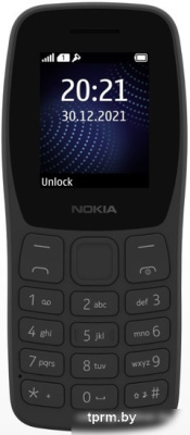 Кнопочный телефон Nokia 105 (2022) TA-1428 Dual SIM (черный) 