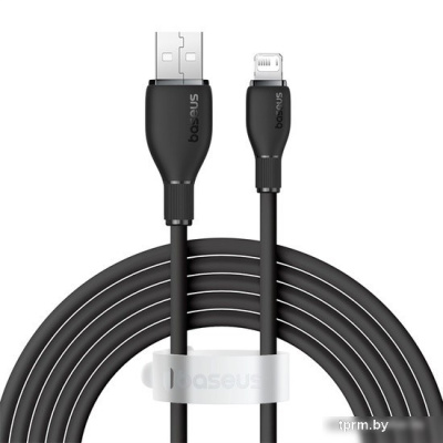 Кабель Baseus Pudding Series USB Type-A - Lightning (2 м, черный) 