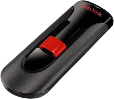 USB Flash SanDisk Cruzer Glide 128GB (черный) [SDCZ600-128G-G35] 