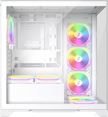 Корпус 1stPlayer Mi8 MI8-WH-3FC7R-W-1FC7-W (белый) 